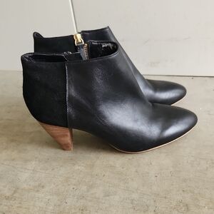 Kate Spade Black Ankle Boots with Minimalist Elegance